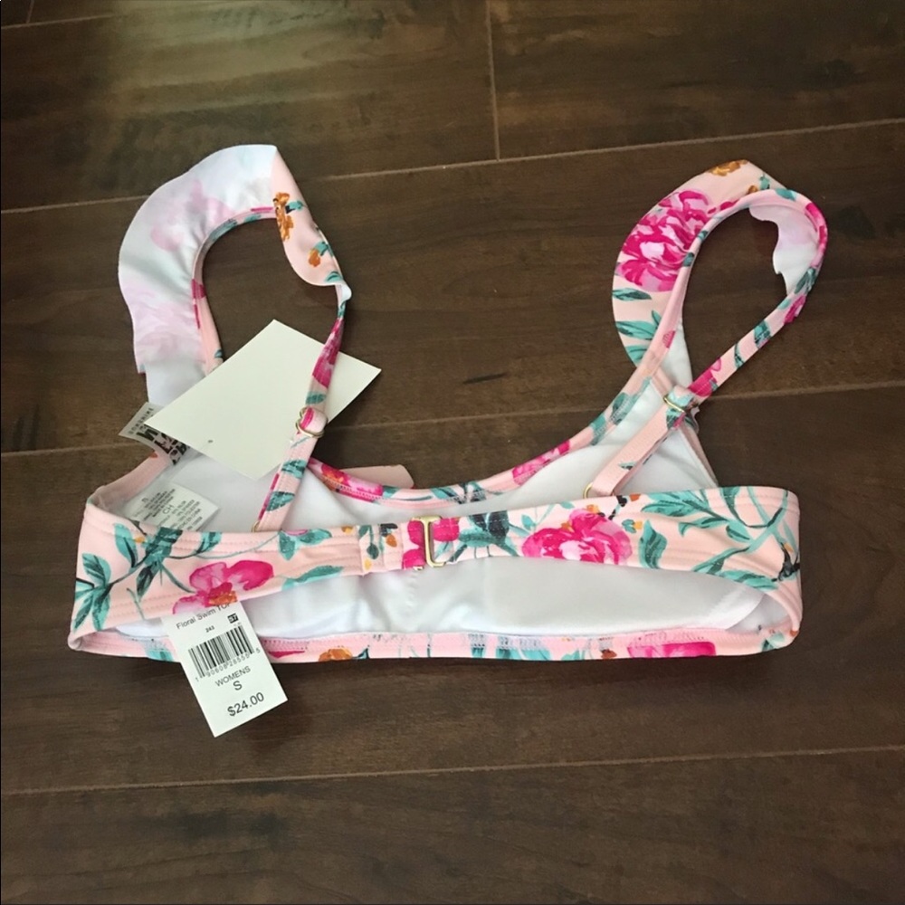 California Sunshine Pink Floral Bikini size Small - Picture 3 of 5
